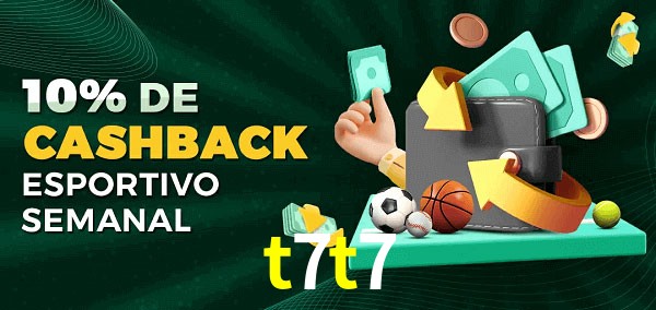 10% de bônus de cashback na t7t7